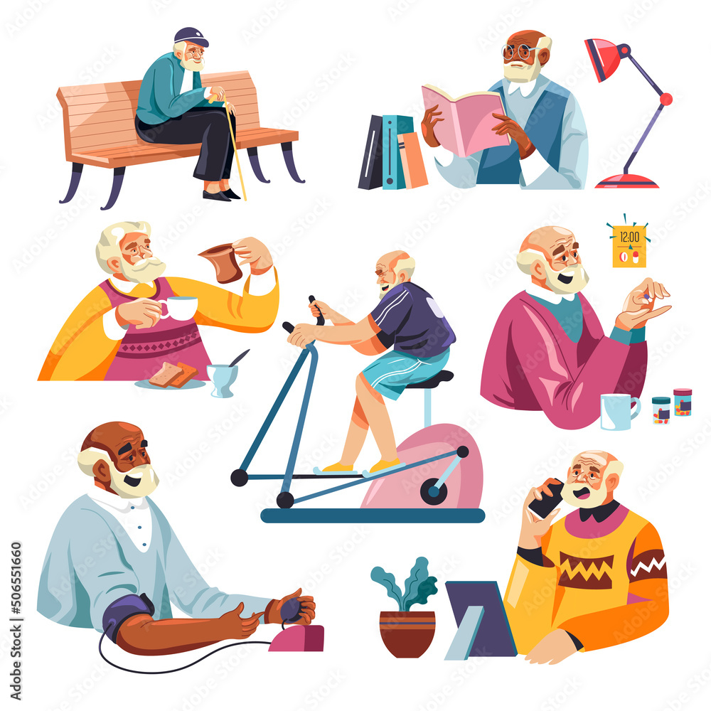 Grandpa lifestyle and activities of grandfather Grandpa lifestyle and activities of grandfather