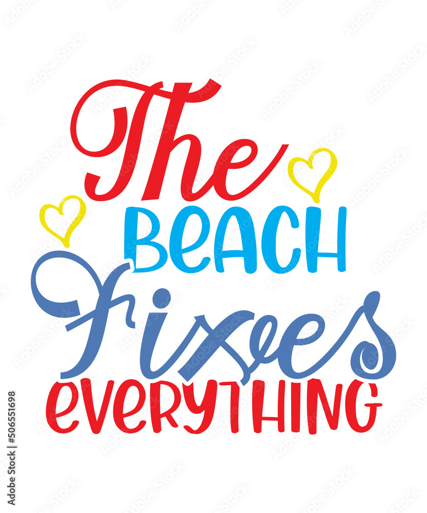 Obraz premium BEACH SVG BUNDLE