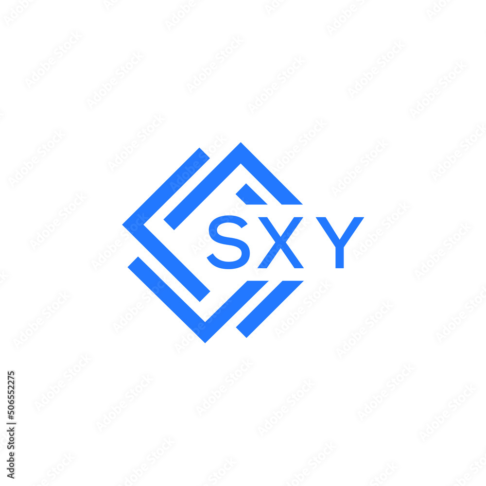 SXY technology letter logo design on white background. SXY creative initials technology letter logo concept. SXY technology letter design. SXY technology letter logo design on white background. SXY creative initials technology letter logo concept. SXY technology letter design.