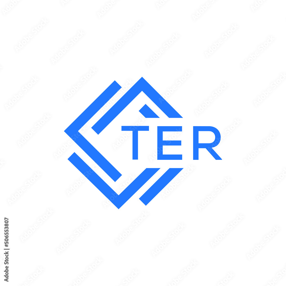 TER technology letter logo design on white background. TER creative initials technology letter logo concept. TER technology letter design. TER technology letter logo design on white background. TER creative initials technology letter logo concept. TER technology letter design.