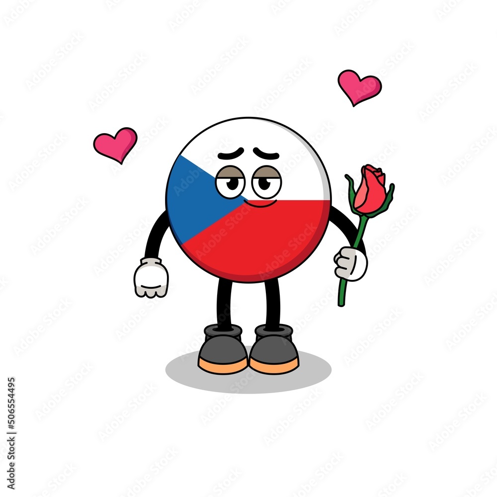 czech republic mascot falling in love