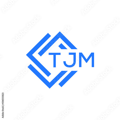 TJM technology letter logo design on white background. TJM creative initials technology letter logo concept. TJM technology letter design.