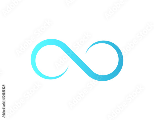 infinity icon vector symbol illustration