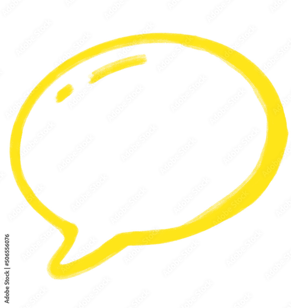 Yellow frame box blob form cartoon illustration Yellow frame box blob form cartoon illustration
