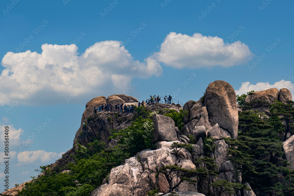 Sinsundae(peak)-Bukhansan national park, Seoul, Korea