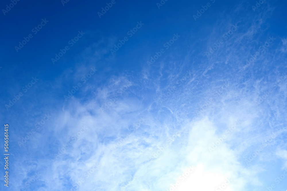 Obraz premium blue sky background with clouds