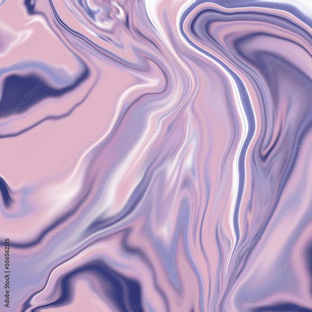 Obraz premium Background with abstract shapes in lilac pastel colors. Marble texture background for your design. A mixture of acrylic paints. Texture of marble.