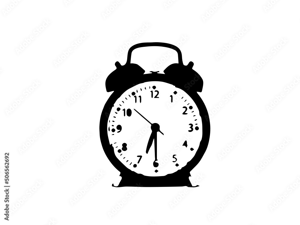 Alarm clock in comic style vector image.Alarm clock icon reminder symbol time sign vector image.Clock line icon vector image.Check mark on clock line icon vector image Alarm clock in comic style vector image.Alarm clock icon reminder symbol time sign vector image.Clock line icon vector image.Check mark on clock line icon vector image
