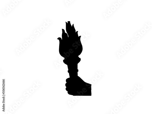 Fire on wood vector image.fire on white background design element vector image.Fire flame black white flame collection set vector image