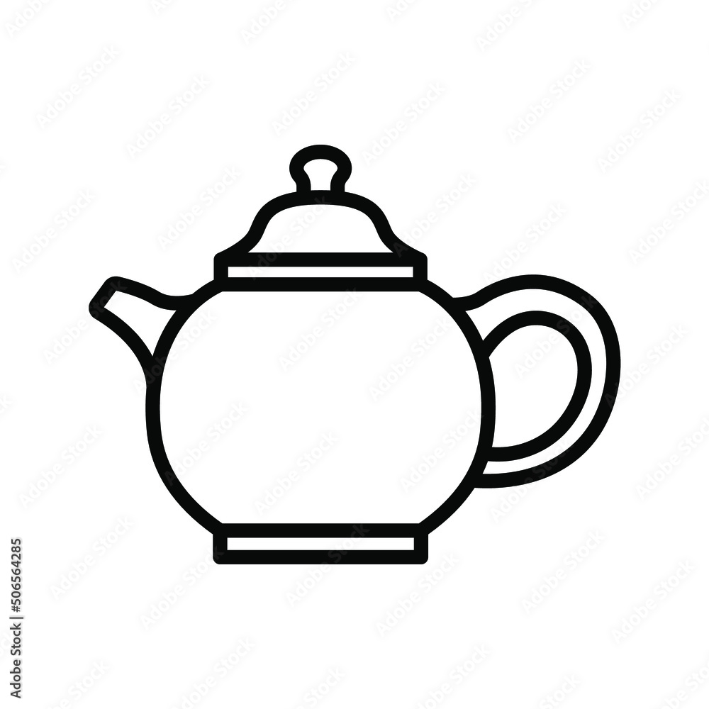 Teapot icon. vector Simple design. vector illustration Teapot icon. vector Simple design. vector illustration