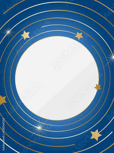 流星群の背景　縦位置　ホワイト＆ゴールド