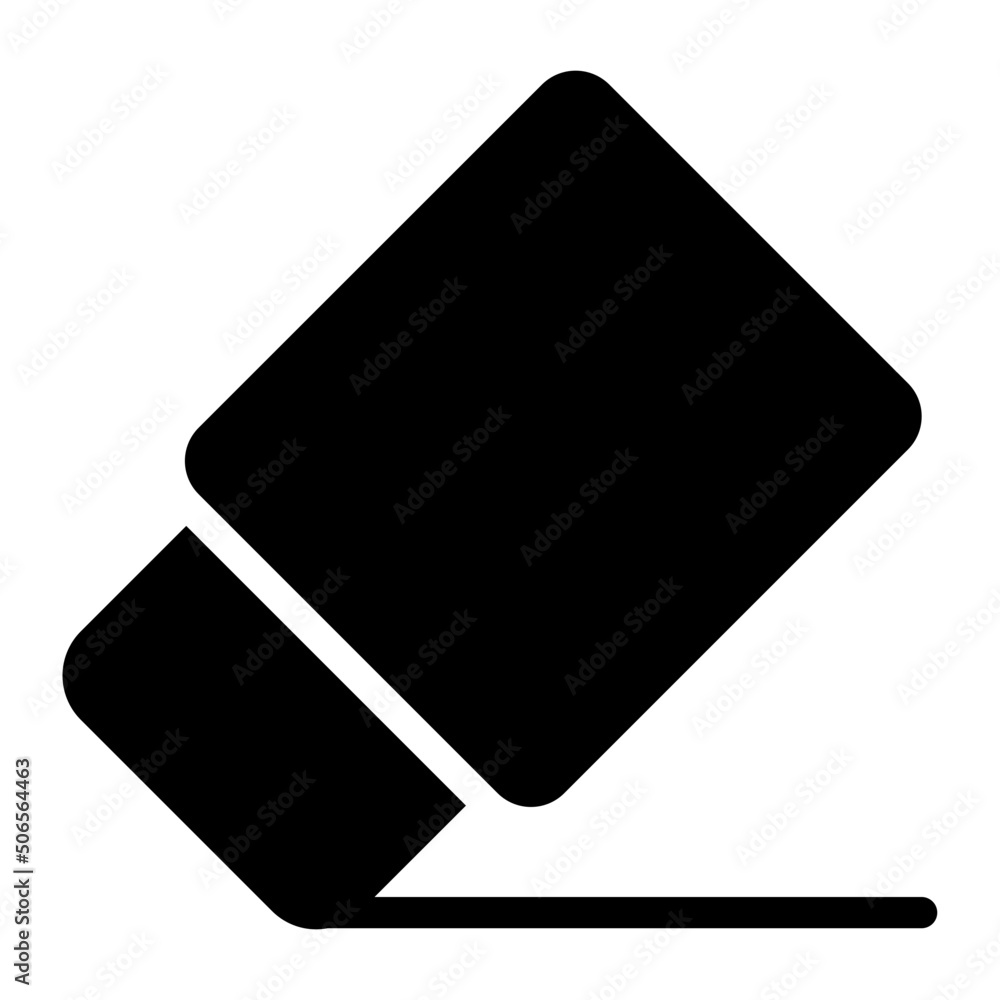 eraser glyph icon eraser glyph icon