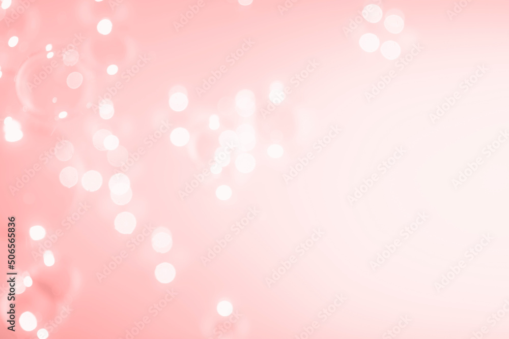 Abstract Beautiful Blur Pink Soap Bubbles Background. White Bokeh Defocused. Soap Sud Bubbles Water.	
