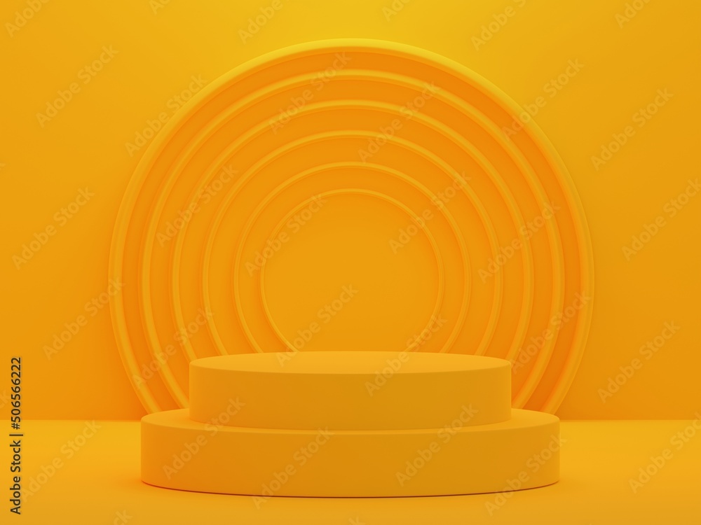 Obraz premium Premium Product Photography Platform Backdrop 3d rendering