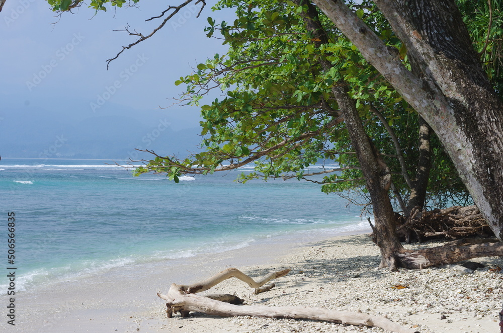 Coastline near Ujung Bocur, Krui, Indonesia