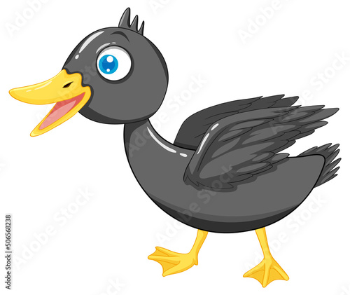 Duck mallard cartoon character