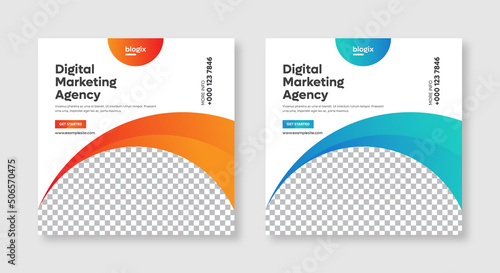 Digital marketing agency social media post template. Social media post template. Social media template. Social media design. Social media post. Social media banner. Instagram post template.