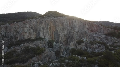 The Crack Raga at Tholopotami Village in Chios Island, Greece