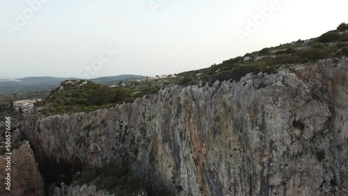 The Crack Raga at Tholopotami Village in Chios Island, Greece