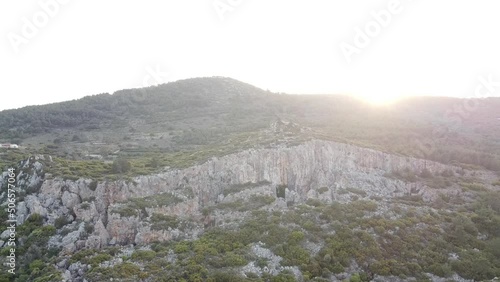 The Crack Raga at Tholopotami Village in Chios Island, Greece
