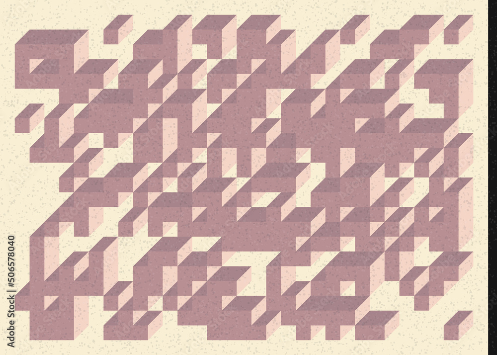 Implementation of Edward Zajec’s “Il Cubo” from 1971. Essentially a Truchet tile set of 8 tiles and rules for placement art illustration Implementation of Edward Zajec’s “Il Cubo” from 1971. Essentially a Truchet tile set of 8 tiles and rules for placement art illustration