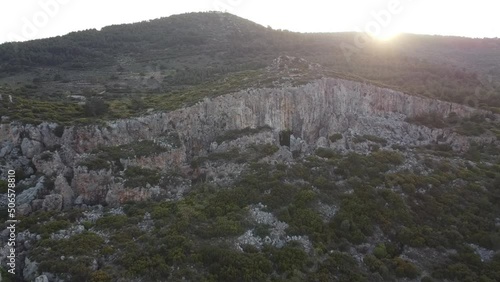 The Crack Raga at Tholopotami Village in Chios Island, Greece