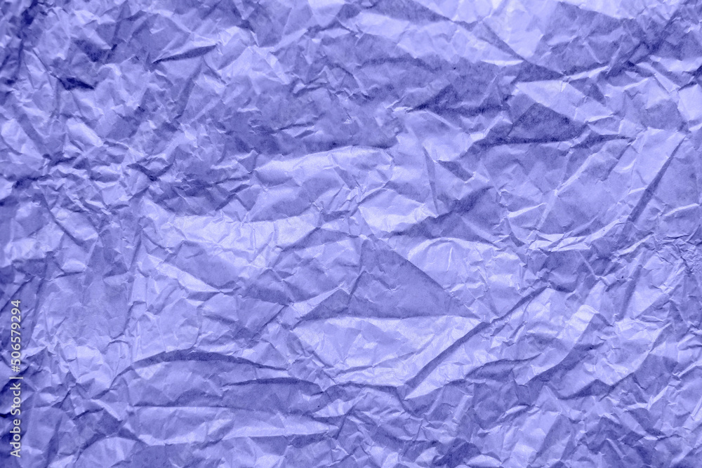 Fototapeta premium Beautiful violet craft paper background for banner. Color 2022.