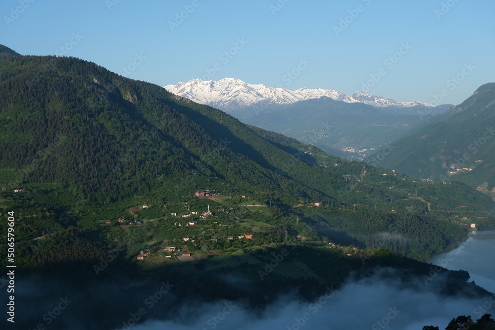 The is Artvin Borçka Muratlı barrage beautiful tourism place..turkey The is Artvin Borçka Muratlı barrage beautiful tourism place..turkey