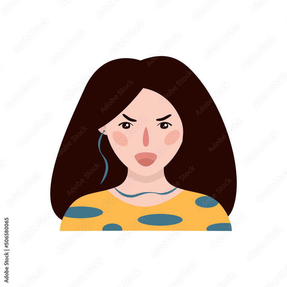 Vector hand drawn flat colourful