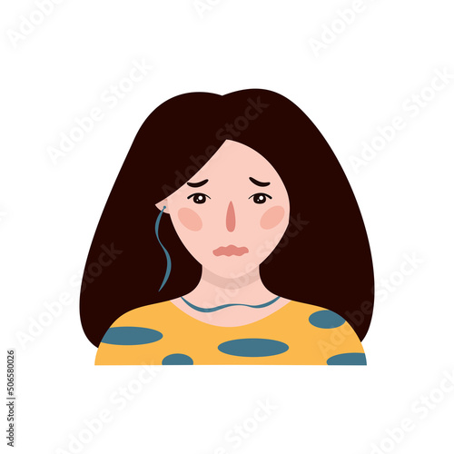 Vector hand drawn flat colourful