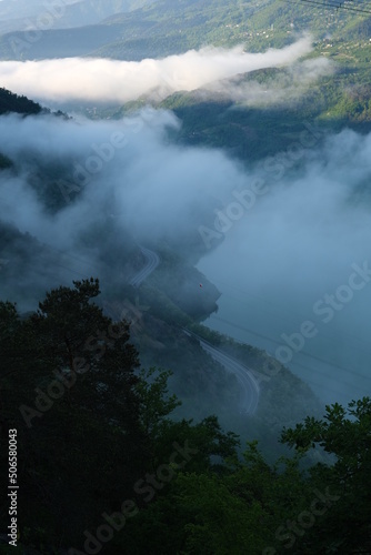 The is Artvin Borçka Muratlı barrage beautiful tourism place..turkey