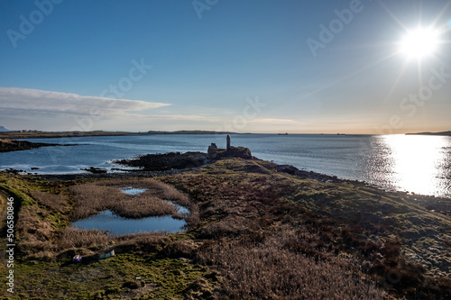 McSwynes castle is located at St Johns Point in County Donegal - Ireland. photo