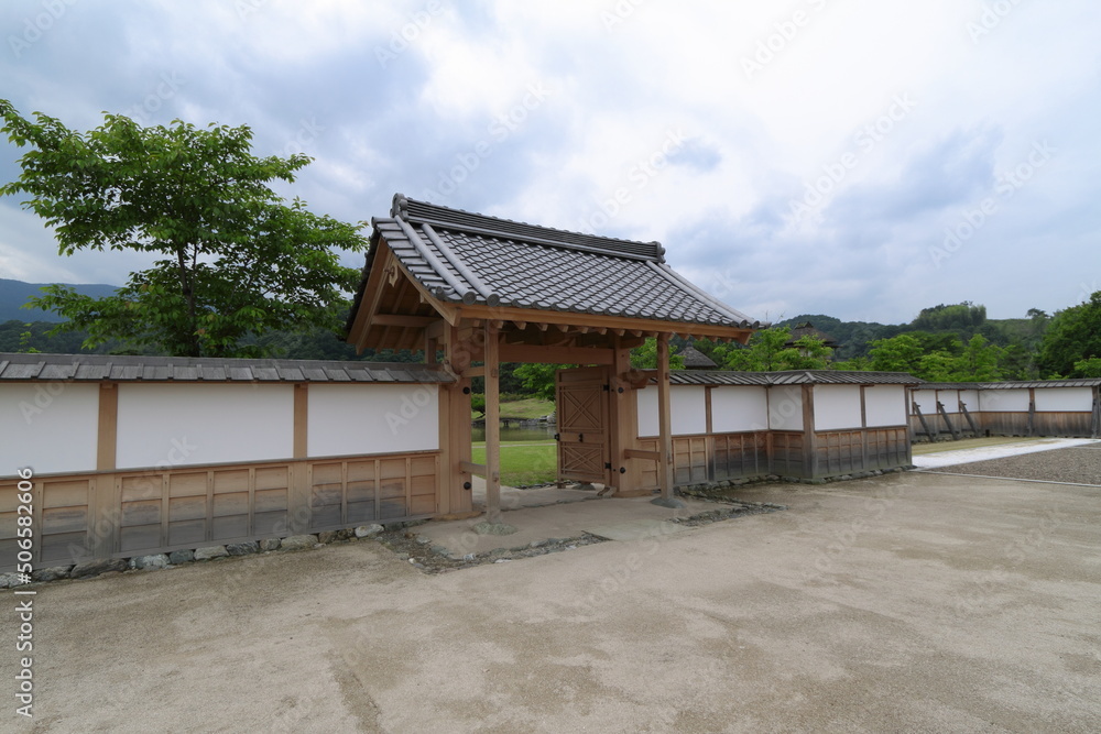 小幡陣屋　小幡藩邸跡　庭門　群馬県　甘楽町