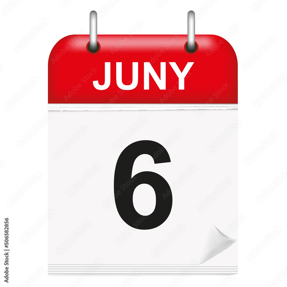 Juny 6_Calendar icon Juny 6_Calendar icon