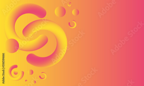 Bright background. Yellow and orange abstraction. Template with a gradient for a website  presentation  text.
