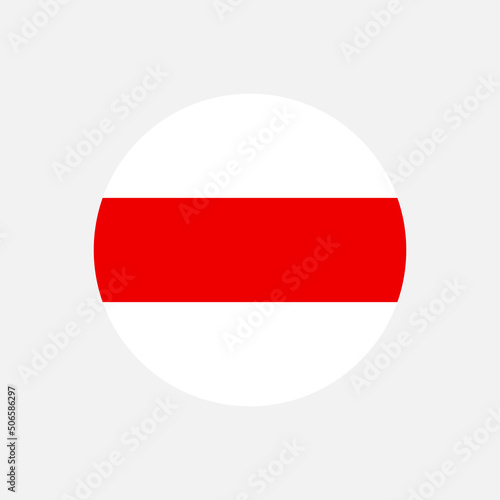 Country Belarus. Belarus flag. Vector illustration.