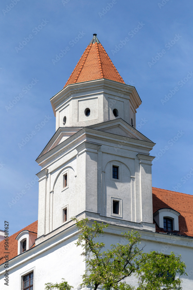 Bratislava castle on a sunny spring day Bratislava castle on a sunny spring day