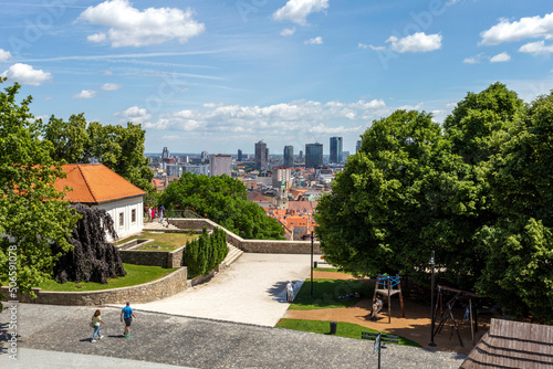 View of Bratislava from the castle hill