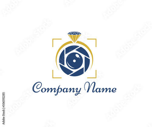 Wedding Photography Logo Template. Royal Photography Studio.