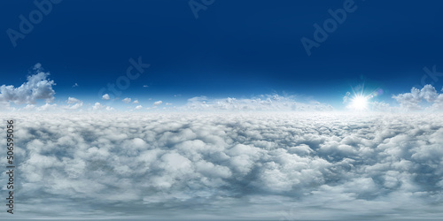 above the clouds 360° x 180° vr environment