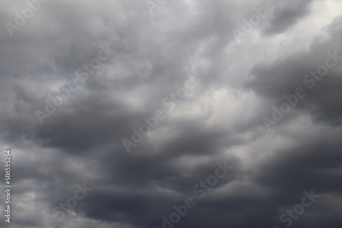 Canvastavla Storm cloud or thunder storm of background,Rain cloud,Dramatic Sky,Dark Storm Cl