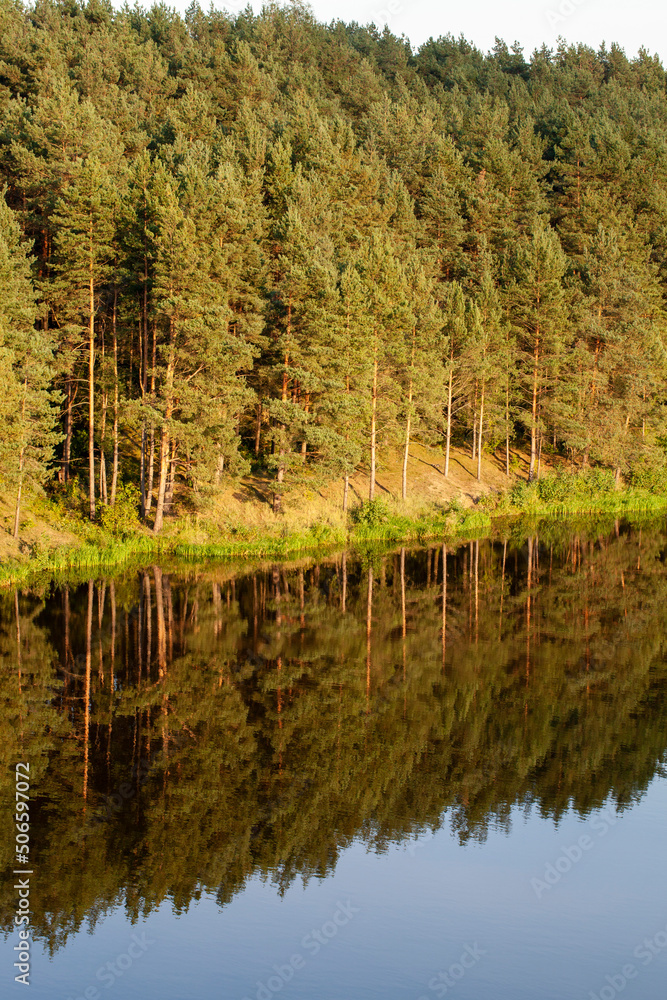 water in the lake in calm, windy weather water in the lake in calm, windy weather