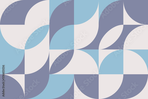 Trendy complex Asian seamless pattern concept. Clean and minimalist retro tileable background design