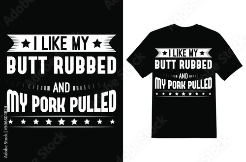 BBQ Tshirt Design EPS file