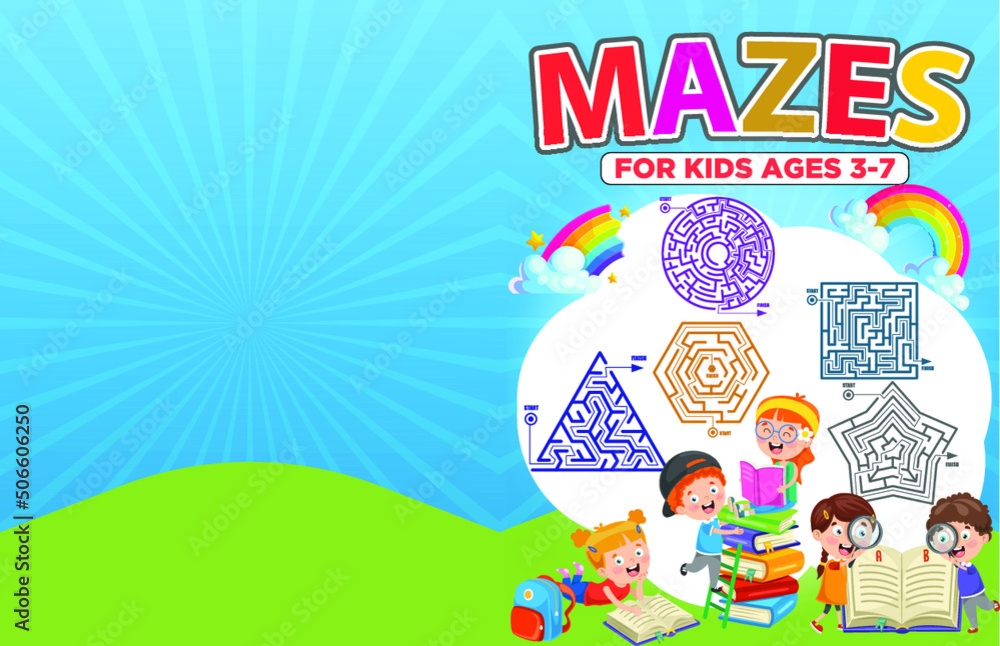 Obraz premium Maze Book for kids 