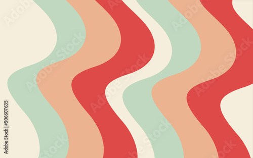 Abstract wave vintage background