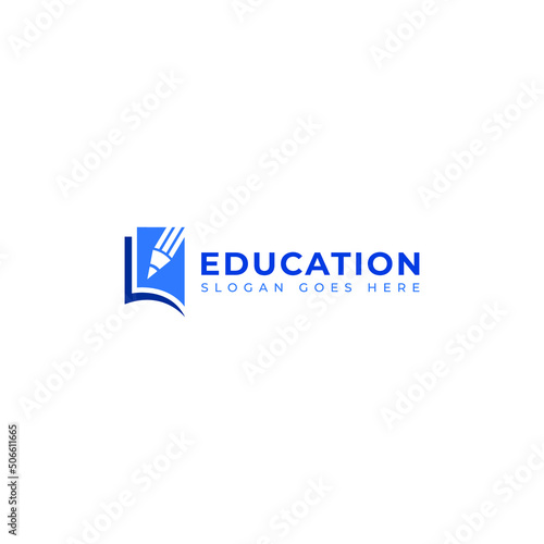 Free Download education logo design, book logo, learning logo design template - GFXLoad