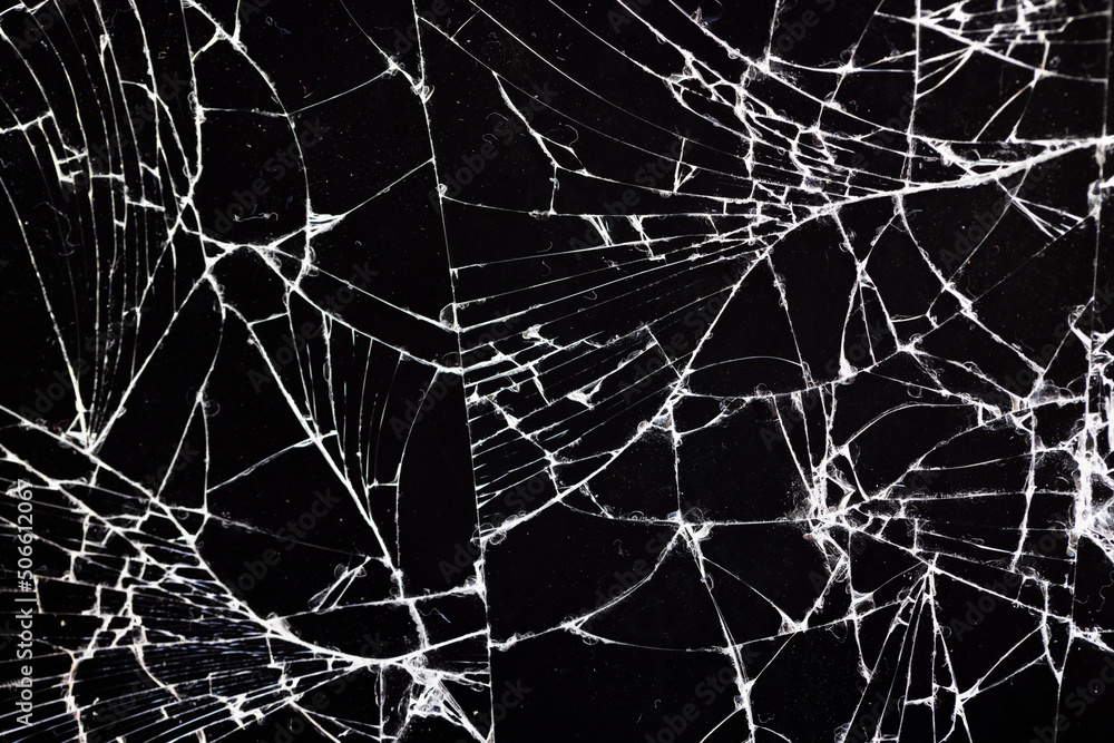 old dirty glass with a lot of cracks old dirty glass with a lot of cracks