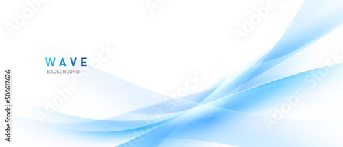 abstract blue wave background modern vector illustration design