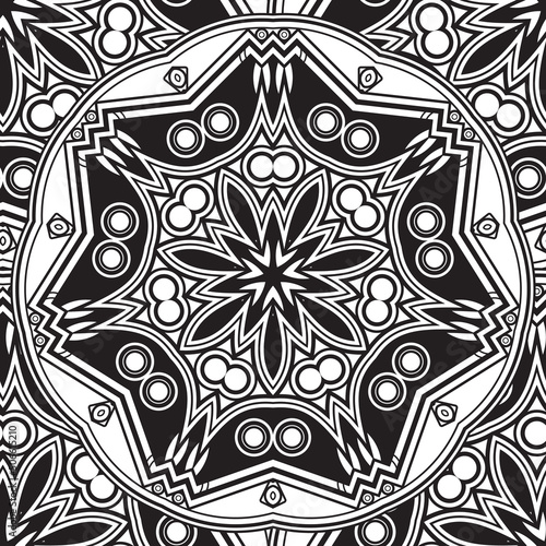 Seamless repeating oriental...